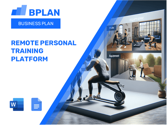 Remote Personal Training Platform Business Plan