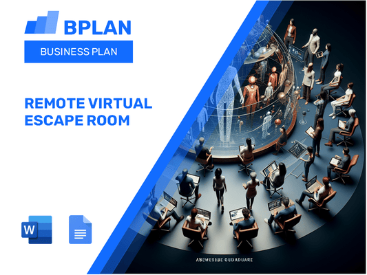 Remote Virtual Escape Room Business Plan
