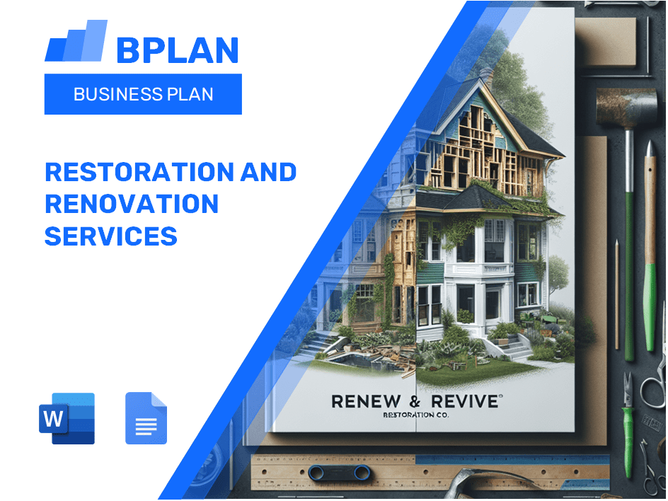 Restoration and Renovation Services Business Plan