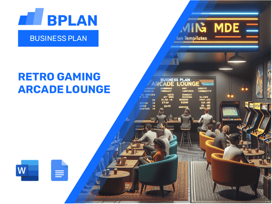 Retro Gaming Arcade Lounge Business Plan
