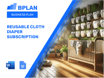 Reusable Cloth Diaper Subscription Business Plan