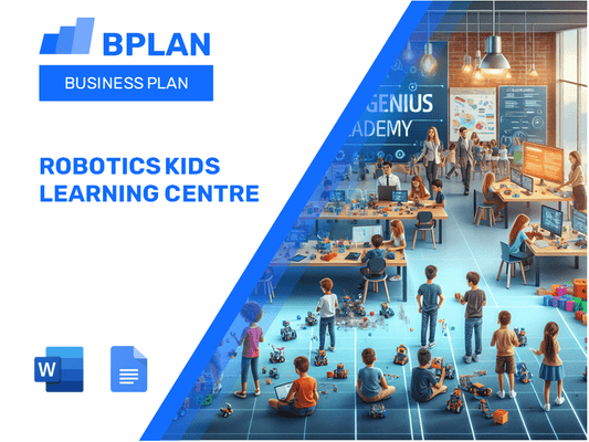 Robotics Kids Learning Centre Business Plan