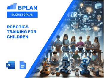 Robotics Training For Children Business Plan