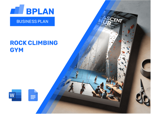 Rock Climbing Gym Business Plan