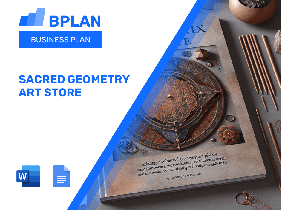 Sacred Geometry Art Store Business Plan Template