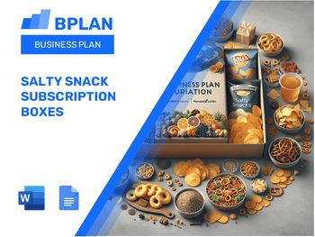 Salty Snack Subscription Boxes Business Plan