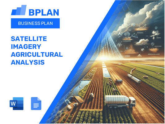 Satellite Imagery Agricultural Analysis Business Plan