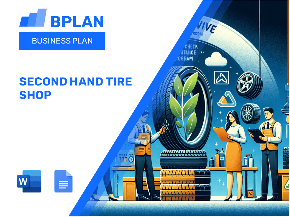 Second Hand Tire Shop Business Plan