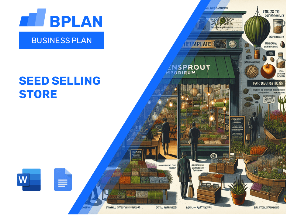 Seed Selling Store Business Plan