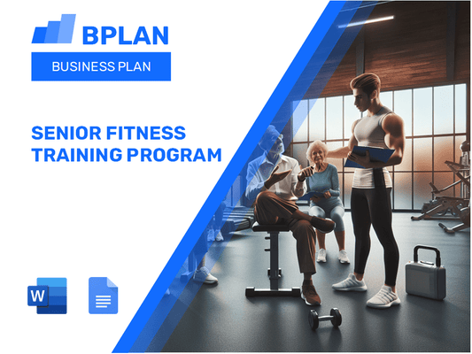 Senior Fitness Training Program Business Plan