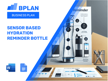 Sensor Based Hydration Reminder Bottle Business Plan