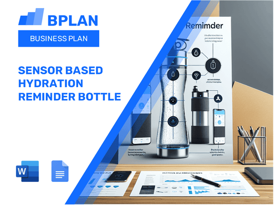 Sensor Based Hydration Reminder Bottle Business Plan