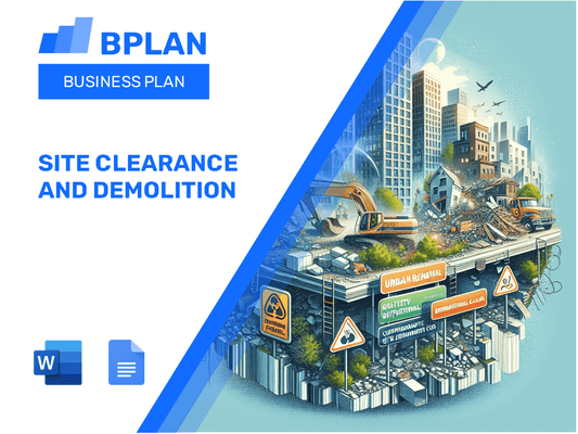 Site Clearance And Demolition Business Plan
