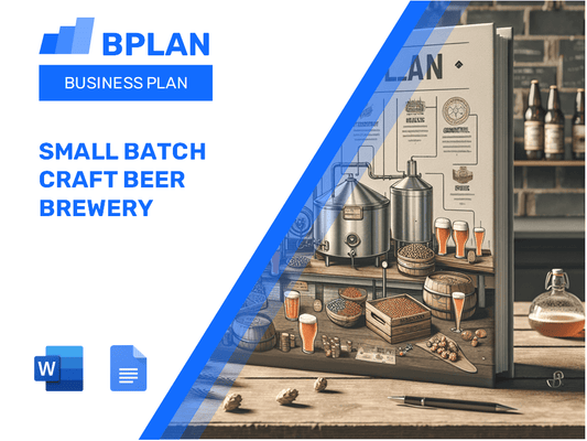 Small Batch Craft Beer Brewery Business Plan
