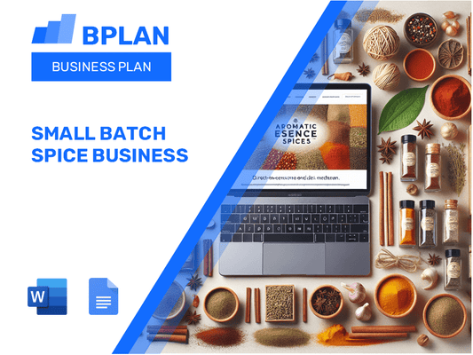 Small Batch Spice Business Plan