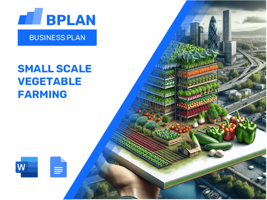 Small Scale Vegetable Farming Business Plan