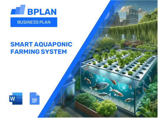 Smart Aquaponic Farming System Business Plan