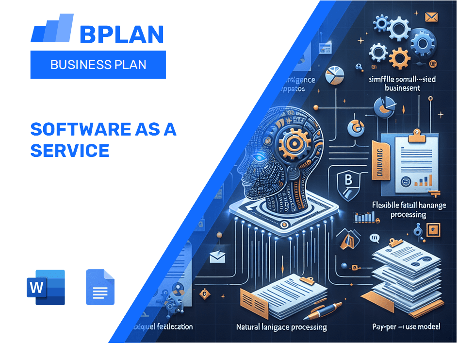 Software As A Service Business Plan