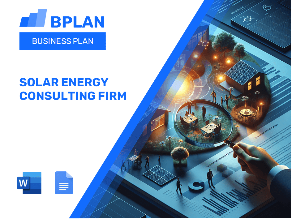 Solar Energy Consulting Firm Business Plan