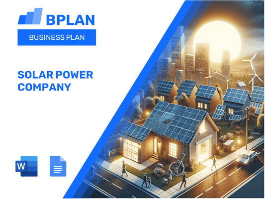 Solar Power Company Business Plan