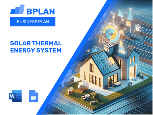 Solar Thermal Energy System Business Plan
