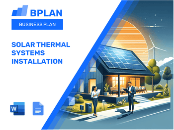 Solar Thermal Systems Installation Business Plan