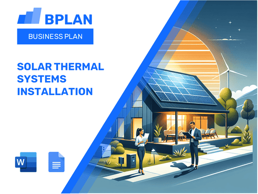 Solar Thermal Systems Installation Business Plan