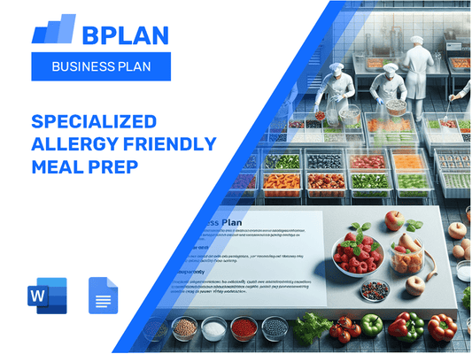 Specialized Allergy Friendly Meal Prep Business Plan