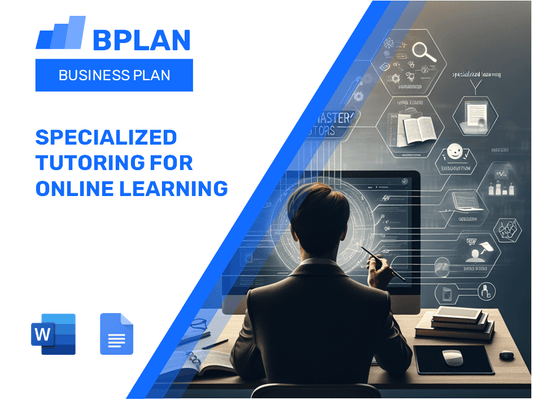 Specialized Tutoring For Online Learning Business Plan