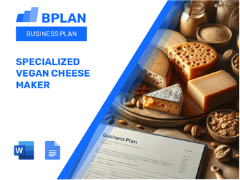 Specialized Vegan Cheese Maker Business Plan