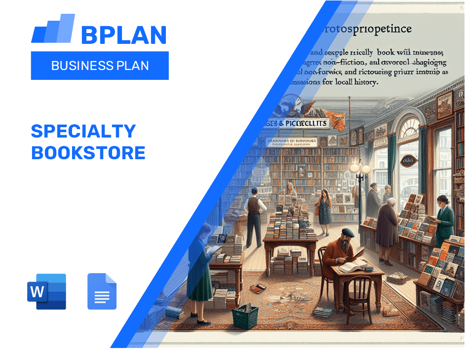 Specialty Bookstore Business Plan