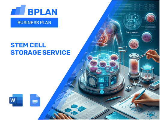 Stem Cell Storage Service Business Plan