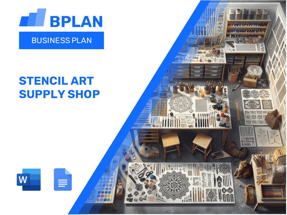 Stencil Art Supply Shop Business Plan