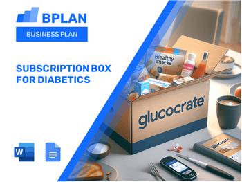 Subscription Box For Diabetics Business Plan