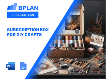 Subscription Box For Diy Crafts Business Plan