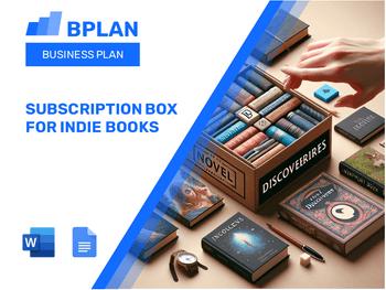 Subscription Box For Indie Books Business Plan