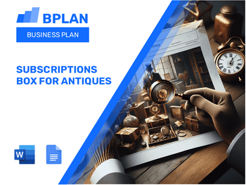Subscriptions Box For Antiques Business Plan