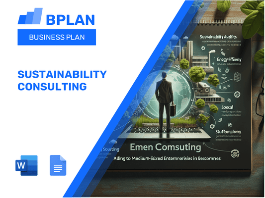 Sustainability Consulting Business Plan