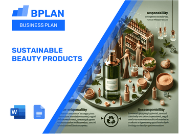 Sustainable Beauty Products Business Plan