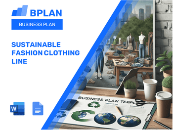 Sustainable Fashion Clothing Line Business Plan