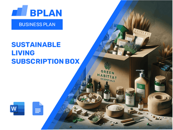 Sustainable Living Subscription Box Business Plan
