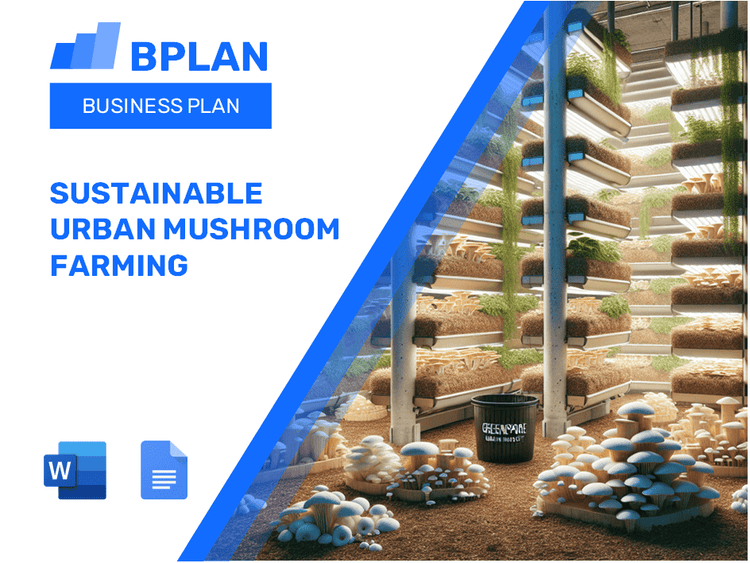 Urban Mushroom Farming Business Plan Template BPlan AI