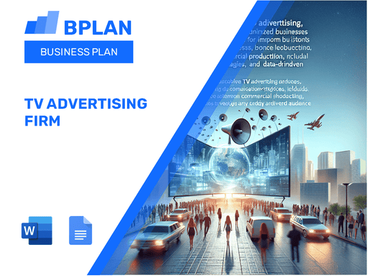 TV Advertising Firm Business Plan