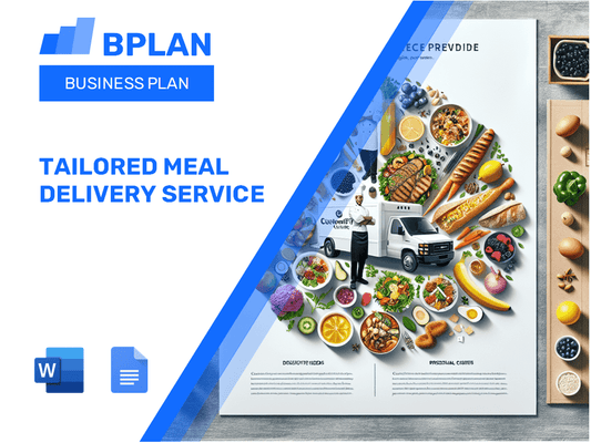 Tailored Meal Delivery Service Business Plan