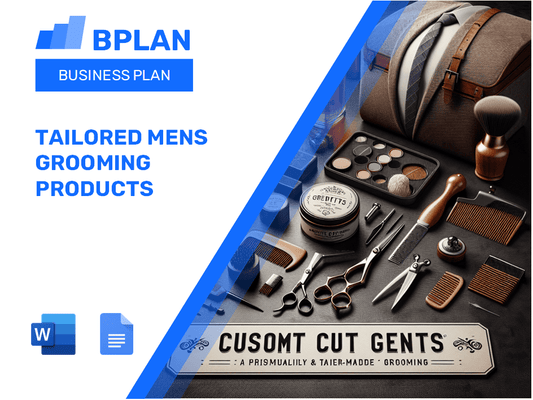 Tailored Mens Grooming Products Business Plan