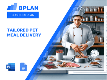 Tailored Pet Meal Delivery Business Plan