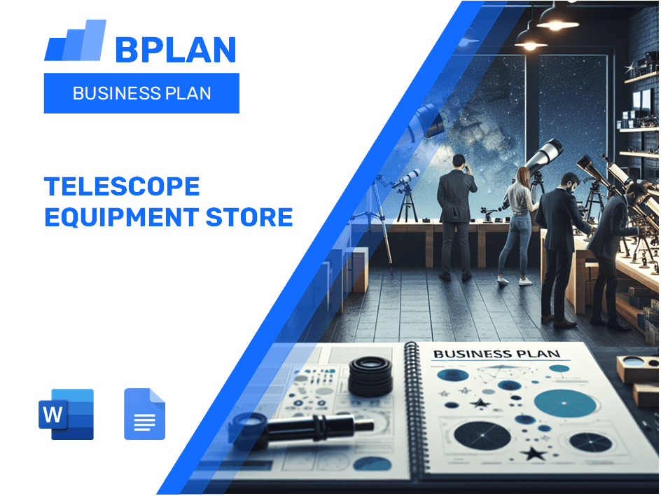 Telescope Equipment Store Business Plan