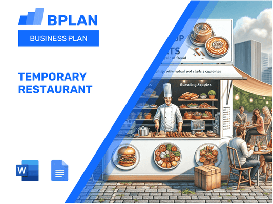 Temporary Restaurant Business Plan