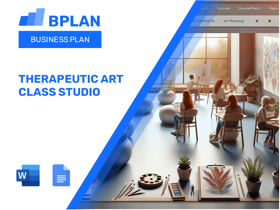 Therapeutic Art Class Studio Business Plan