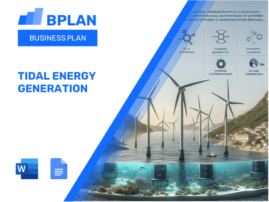 Tidal Energy Generation Business Plan